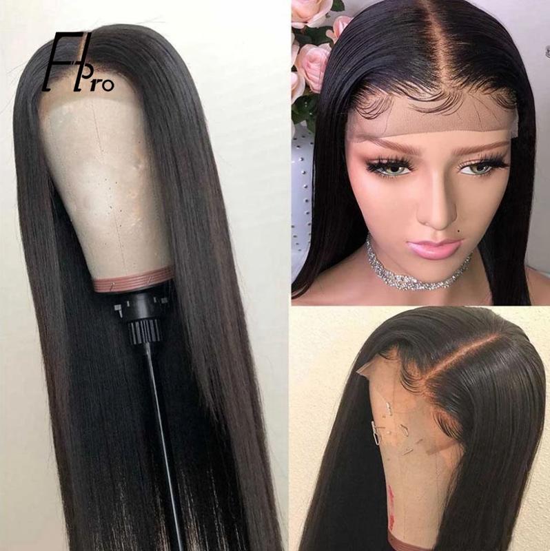 4x4 Lace Closure Wig Unit Straight Virgin Hair Natural Color